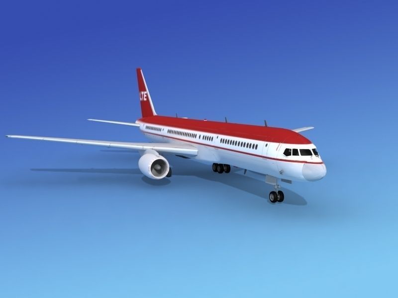 Boeing 757-200 LTE Intl Airways 3D model_2