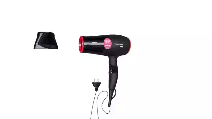 Hair dryer 3d model