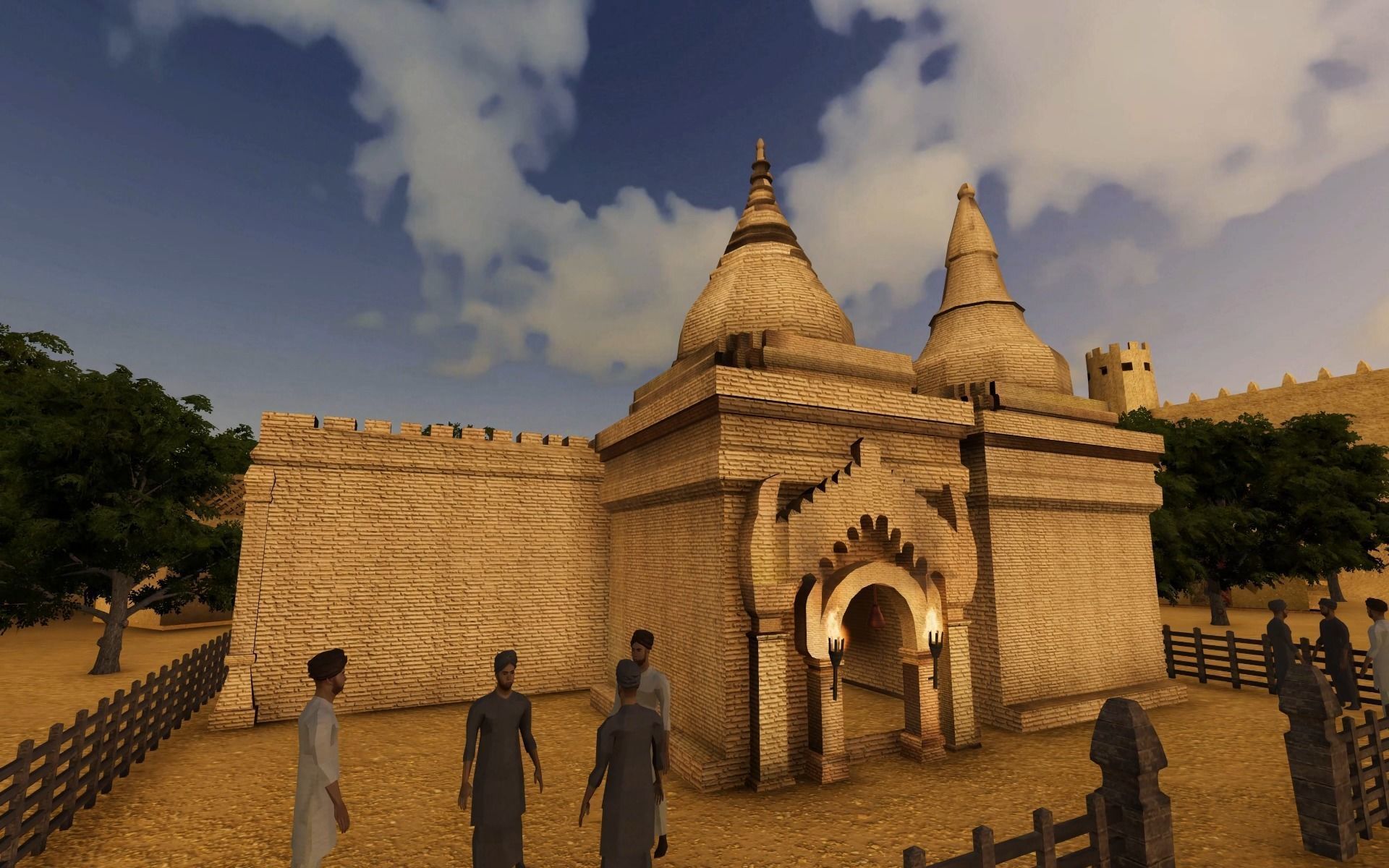 Bagan Budha temple Low-poly 3D model_2