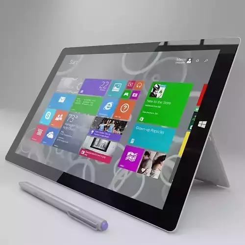 Microsoft surface pro 3 3D model