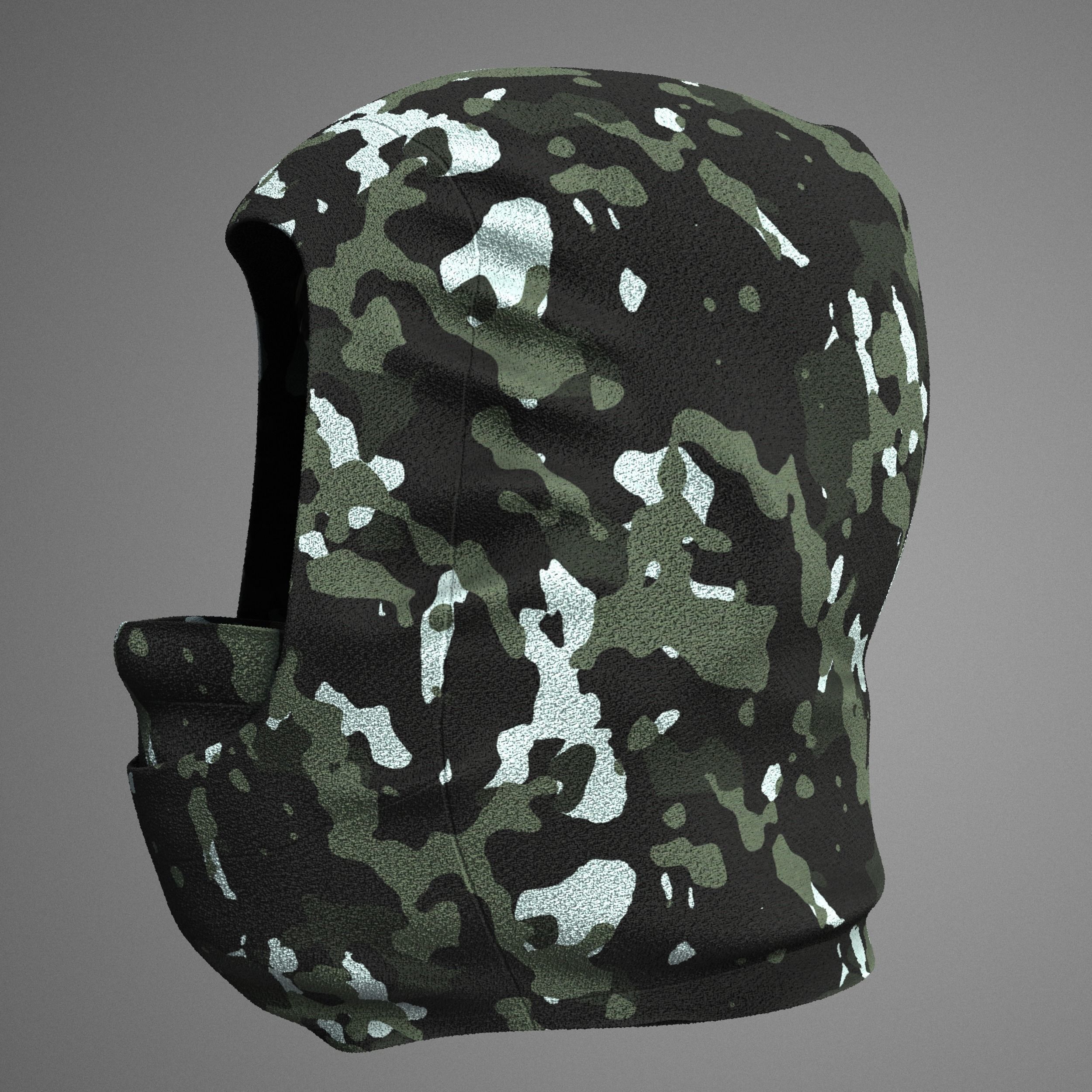 3D model Balaclava Mask Camo VR / AR / lowpoly CGTrader