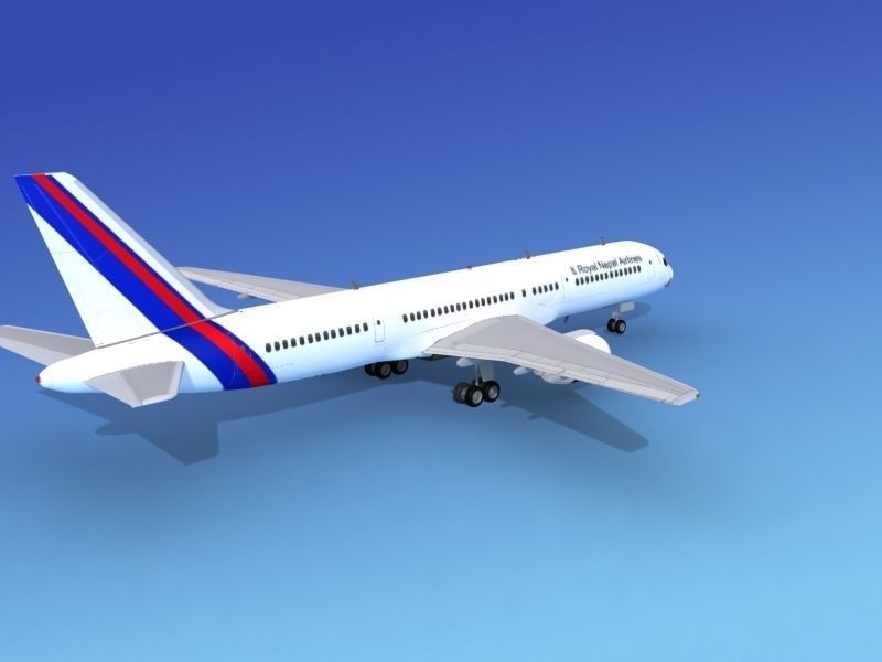 Boeing 757-200 Royal Nepal 3D model_8