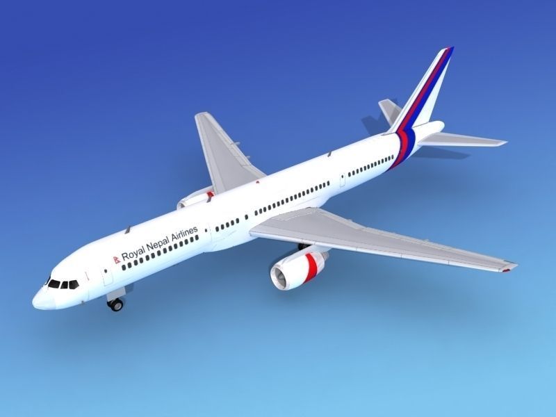 Boeing 757-200 Royal Nepal 3D model_10