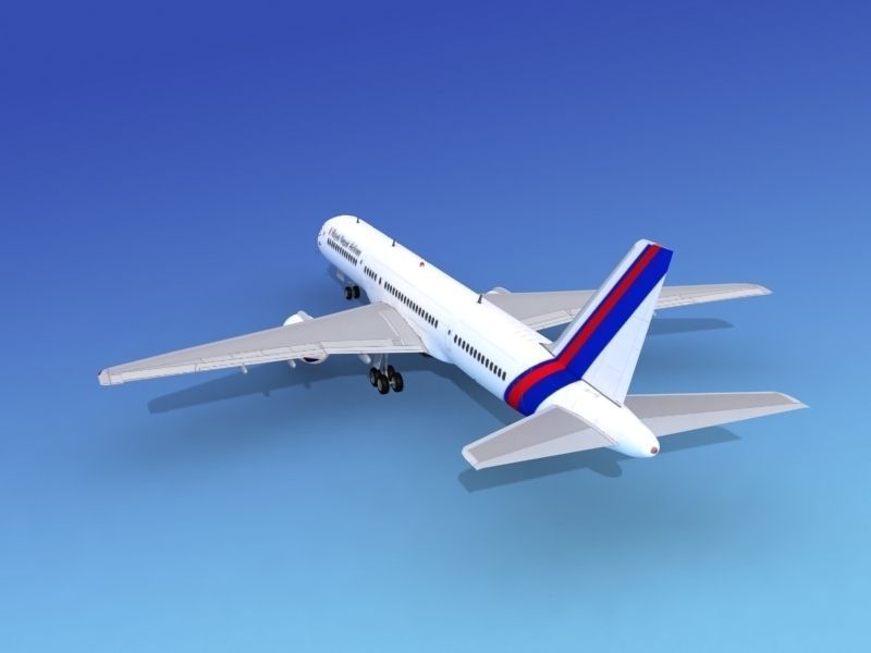 Boeing 757-200 Royal Nepal 3D model_6