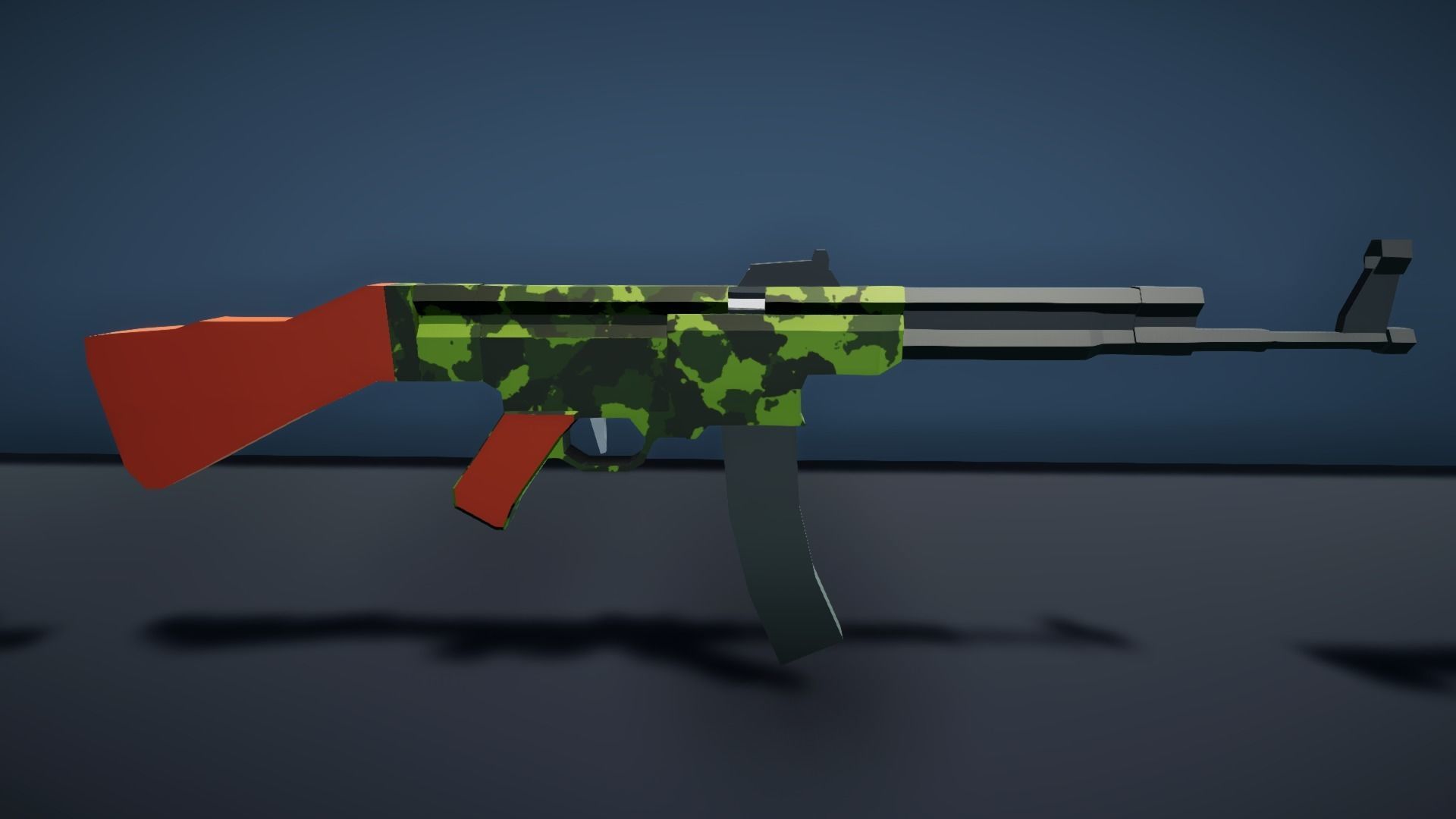 Low Poly Weapons Pack Low-poly 3D model_3