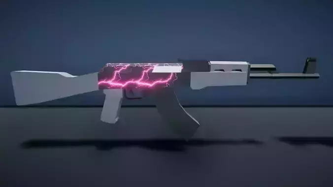 Low Poly Weapons Pack Low-poly 3D model