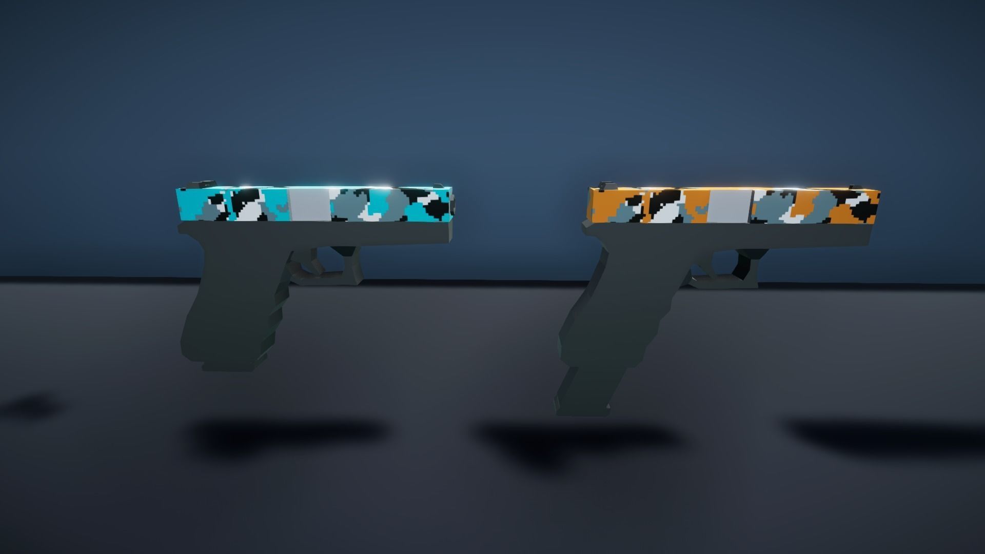 Low Poly Weapons Pack Low-poly 3D model_4