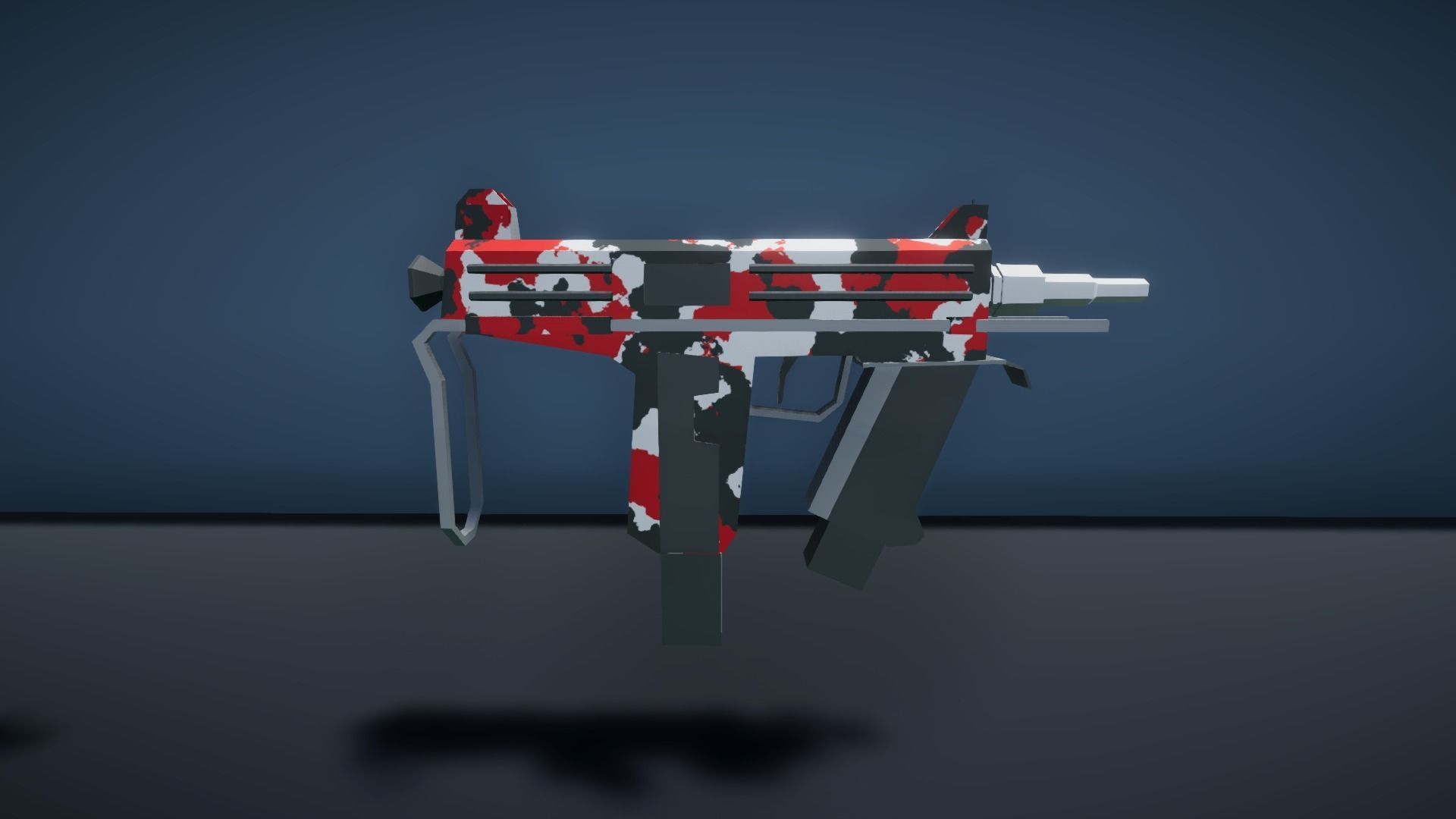 Low Poly Weapons Pack Low-poly 3D model_1