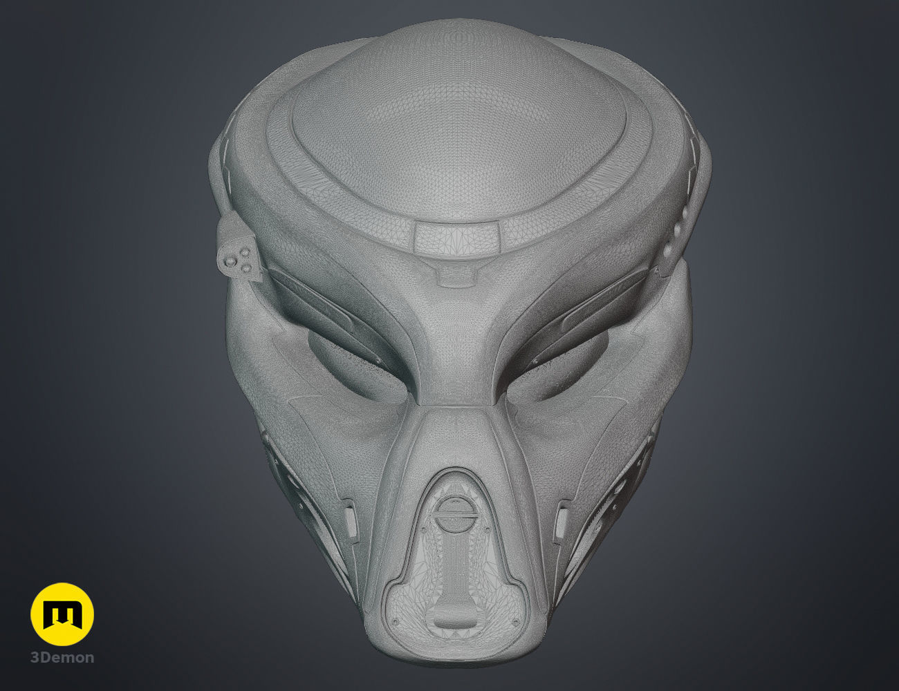 Fugitive Predator Bio-Mask 2018 3D print model_19