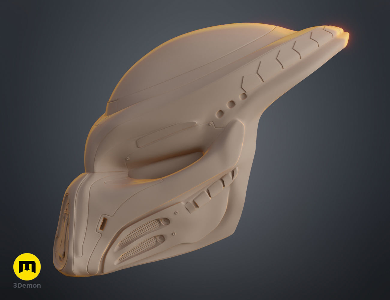 Fugitive Predator Bio-Mask 2018 3D print model_17