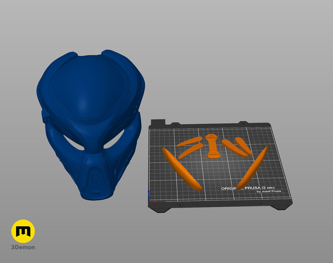 Fugitive Predator Bio-Mask 2018 3D print model_6