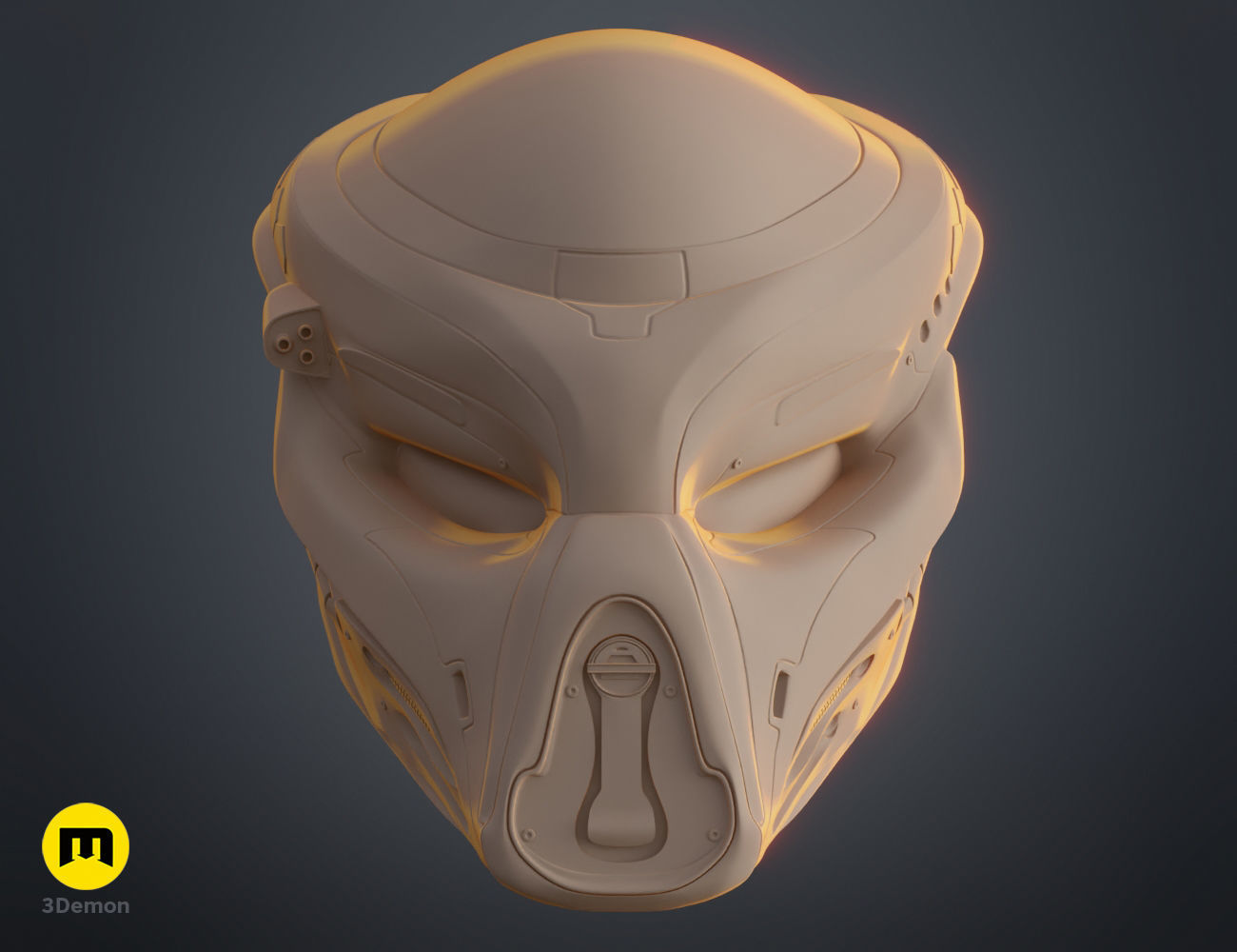 Fugitive Predator Bio-Mask 2018 3D print model_16