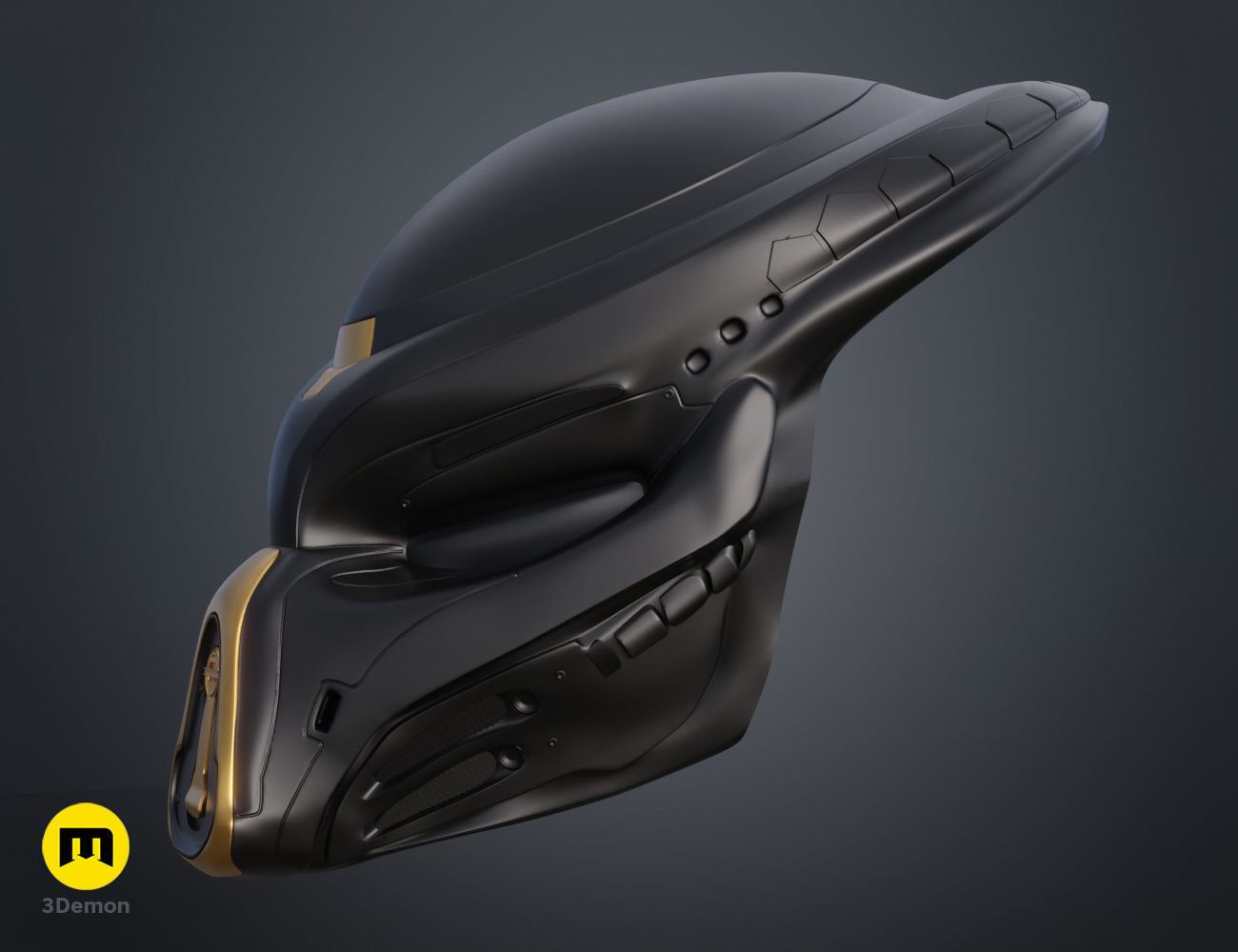 Fugitive Predator Bio-Mask 2018 3D print model_14