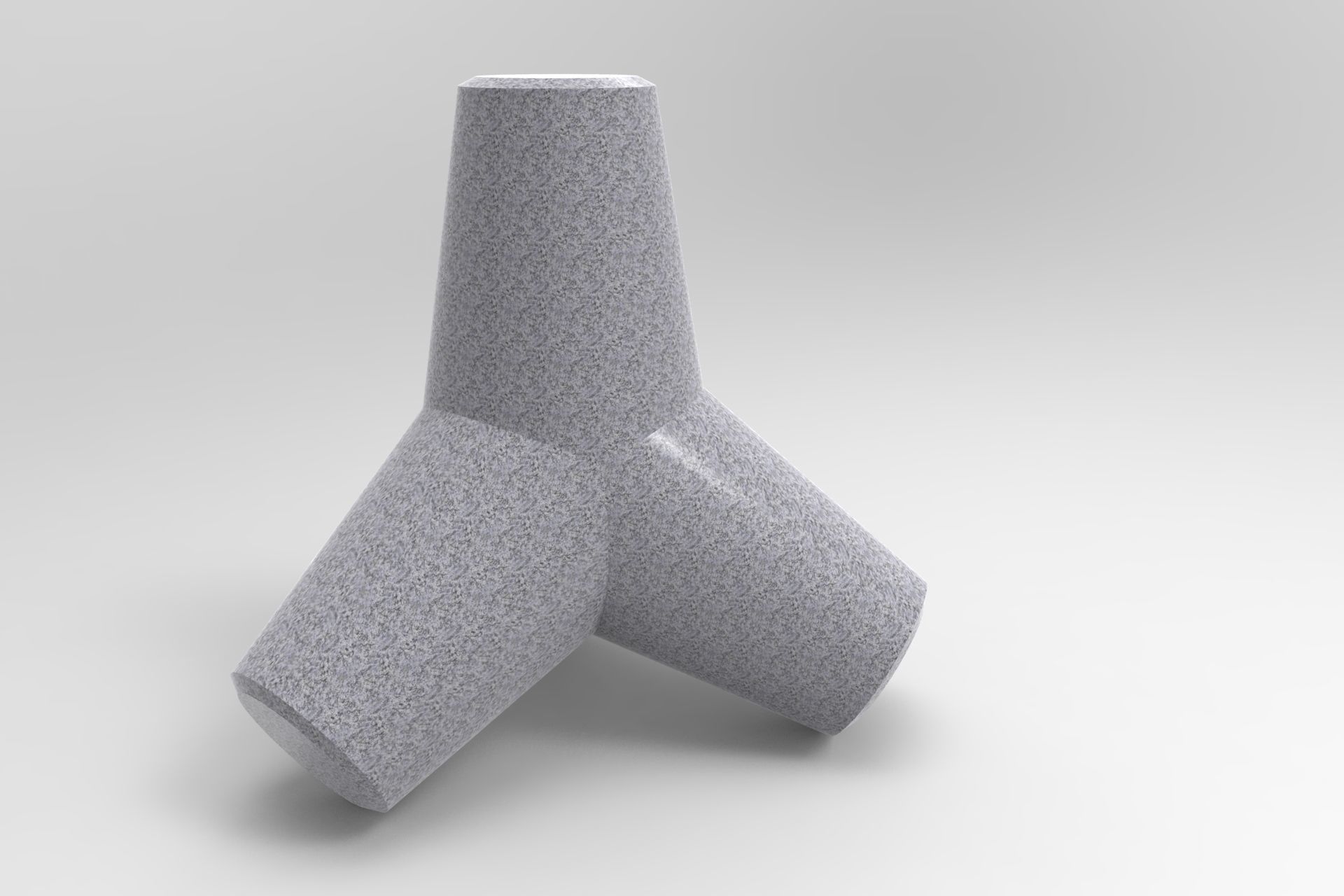Tetrapod vase 3D model_18