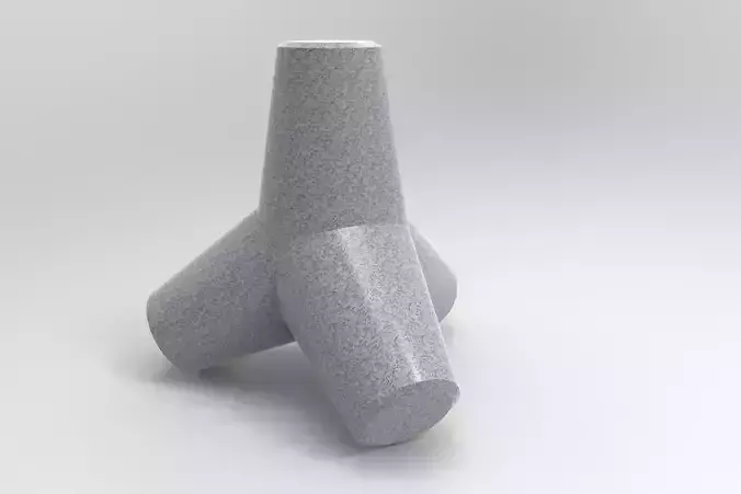 Tetrapod vase 3D model