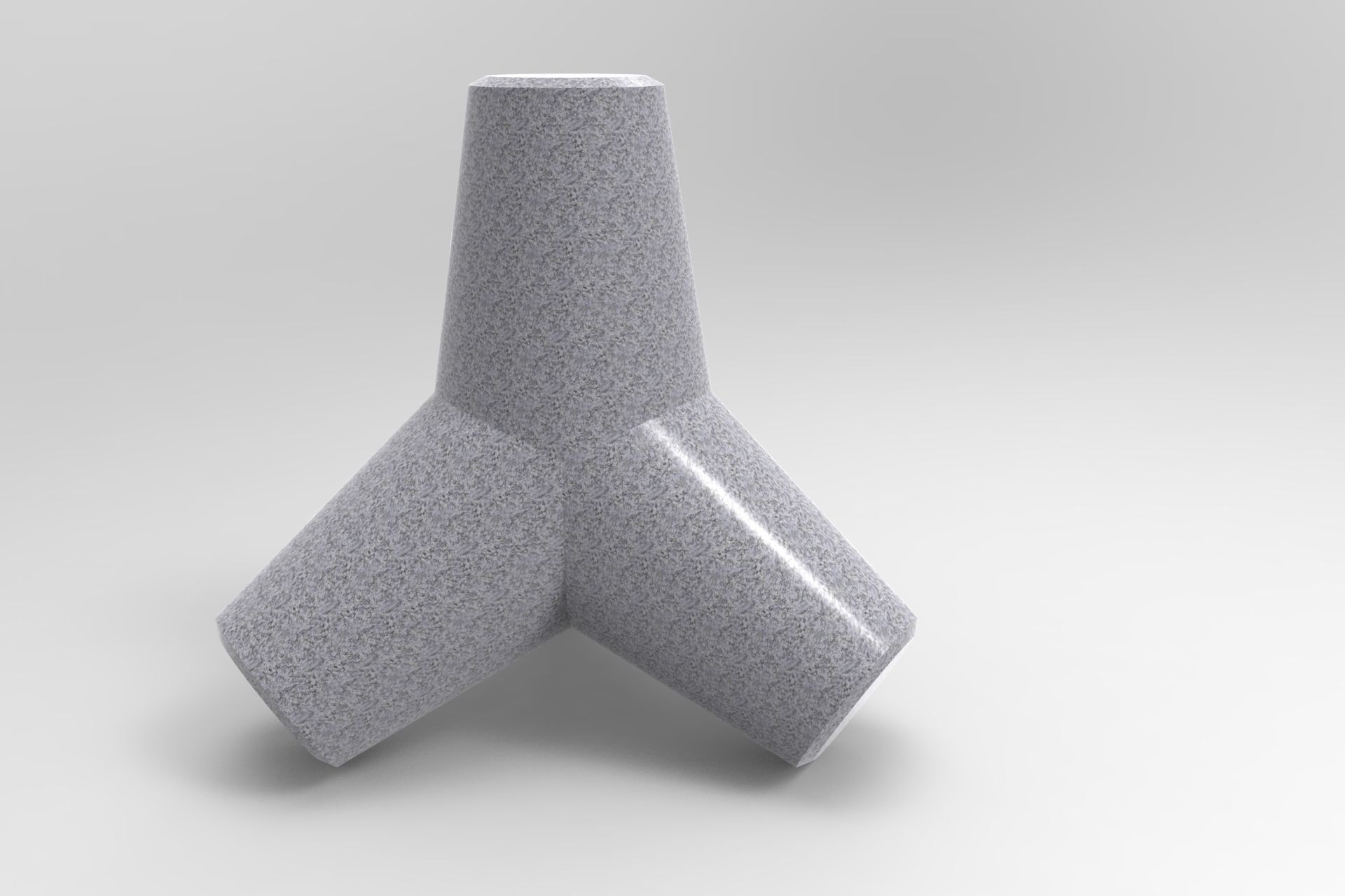 Tetrapod vase 3D model_19