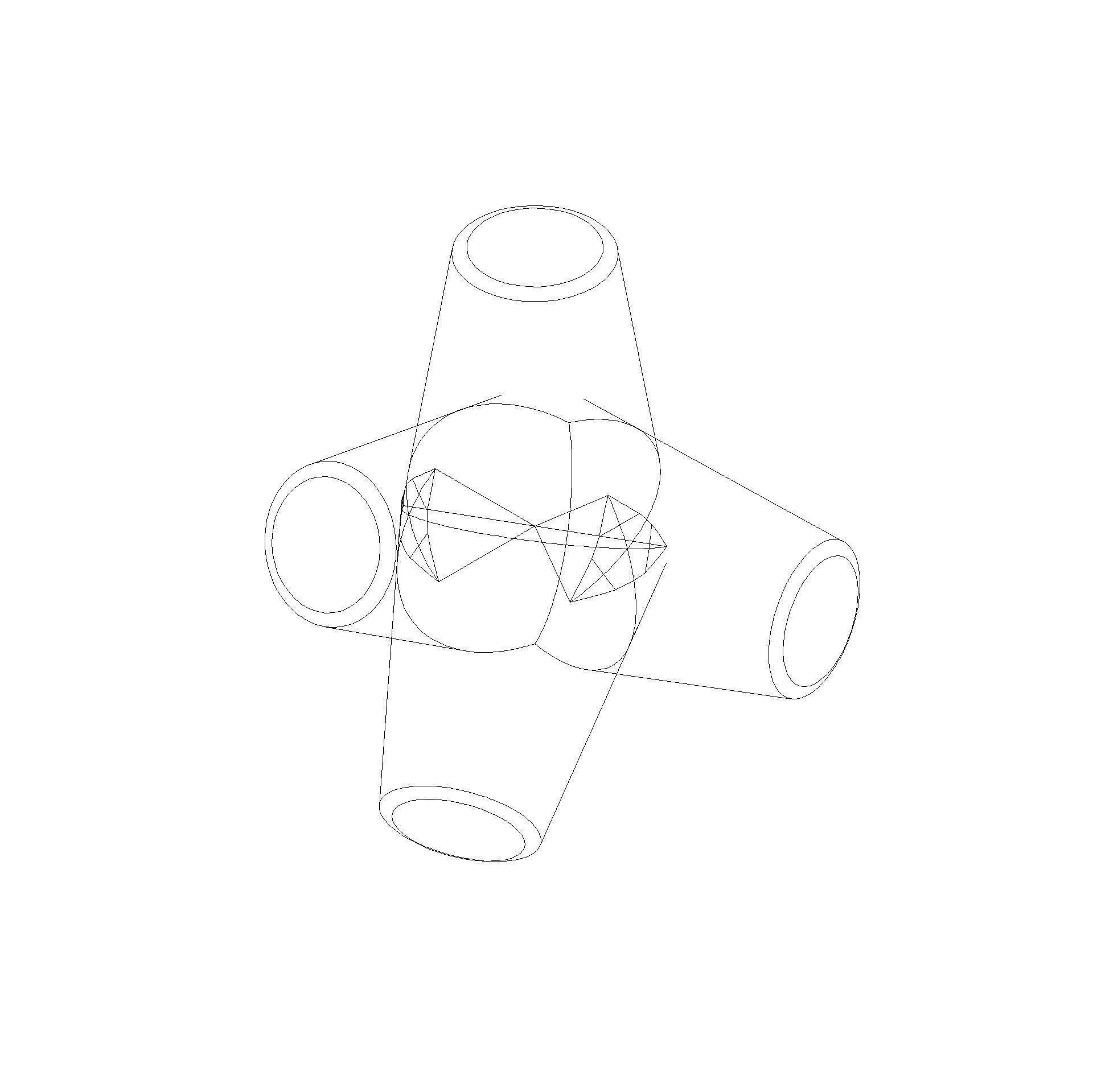 Tetrapod vase 3D model_24