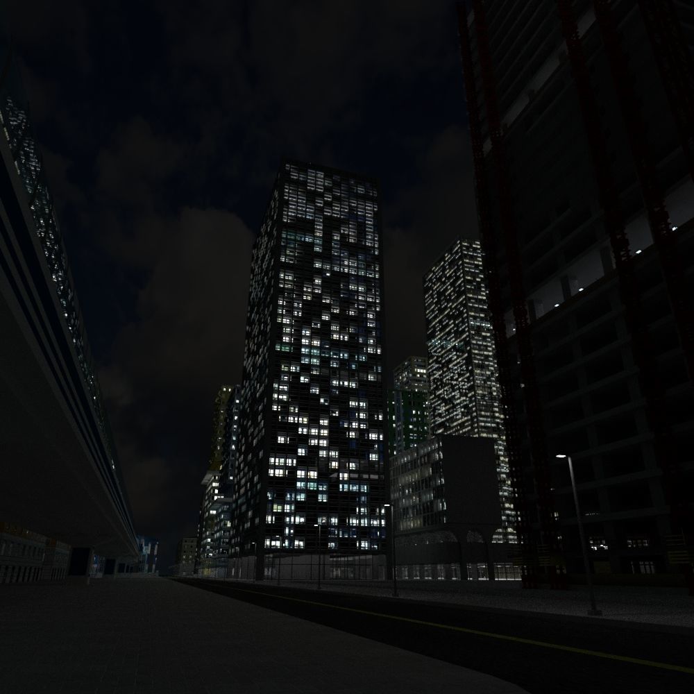 Cityscape00 city with buildings and trees 3D model_15