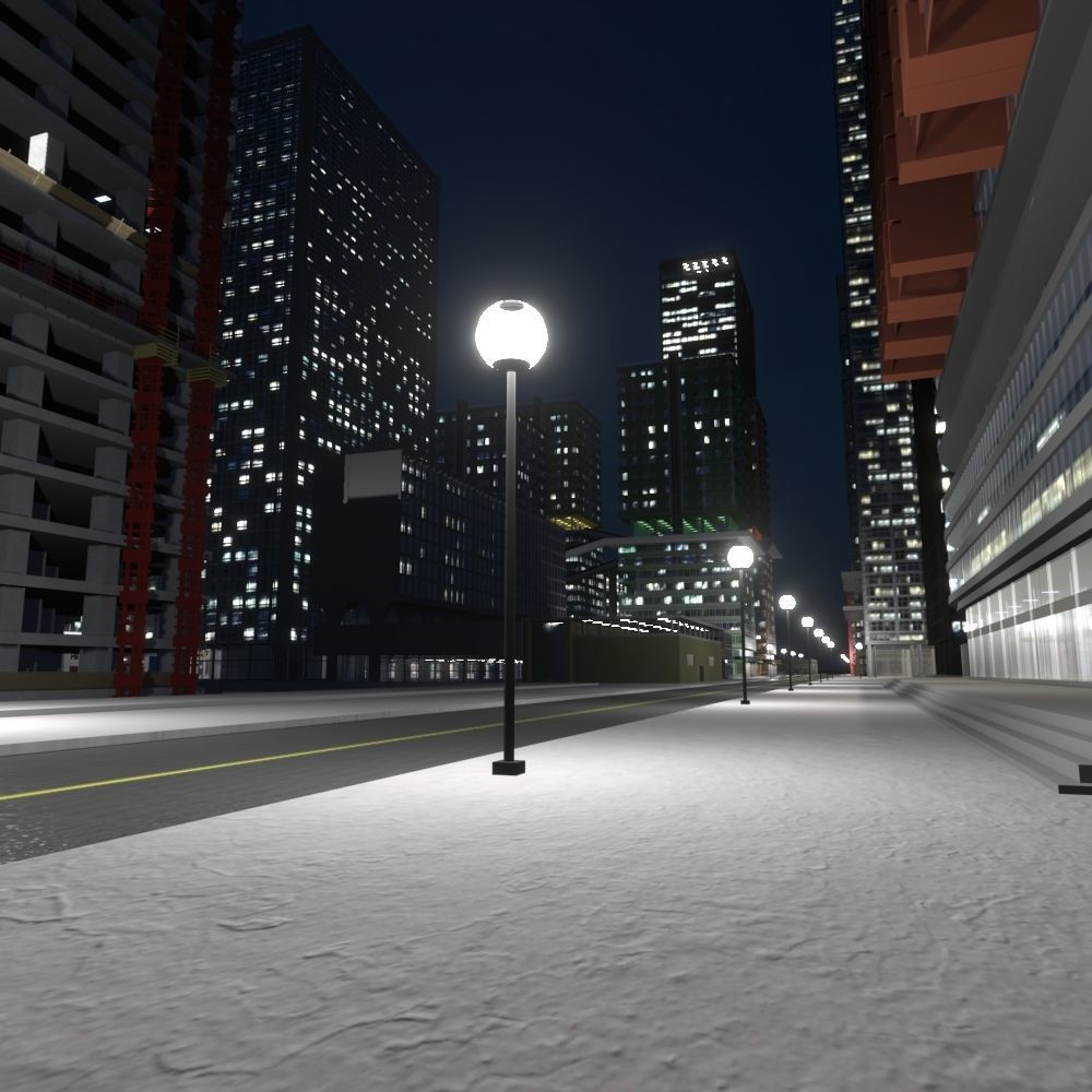 Cityscape00 city with buildings and trees 3D model_9