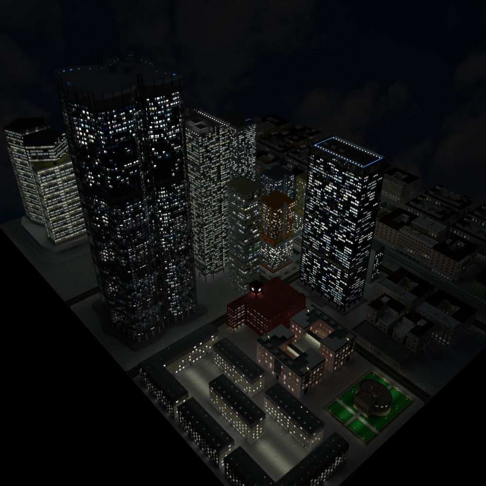 Cityscape00 city with buildings and trees 3D model_13