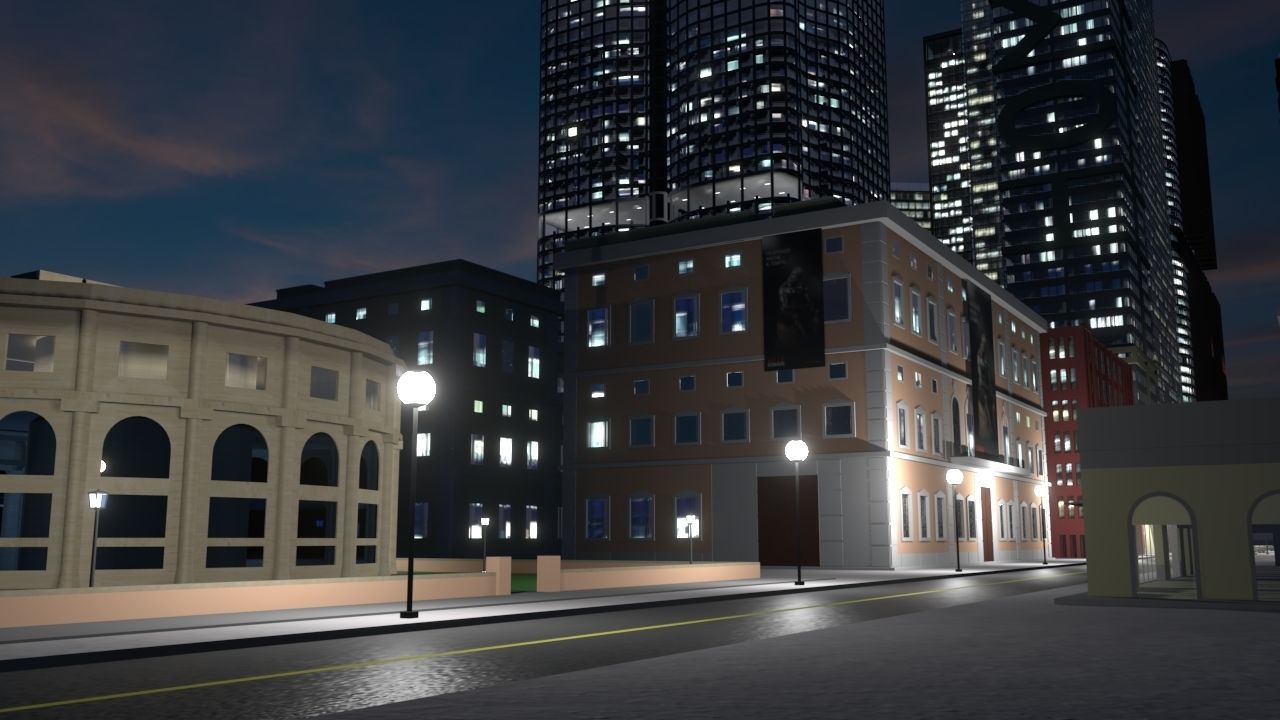 Cityscape00 city with buildings and trees 3D model_7