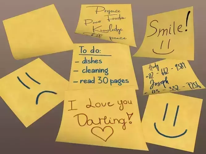 Postit Sticky Note Collection