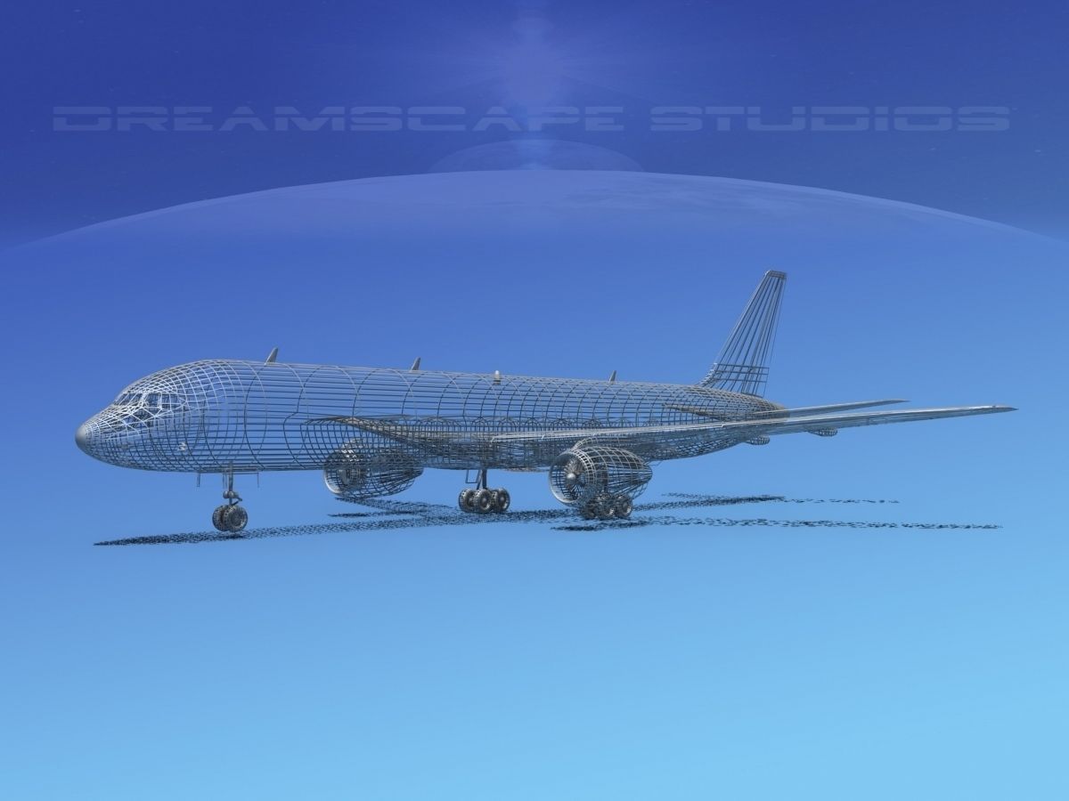 Boeing 757-200 Unmarked 4 3D model_11