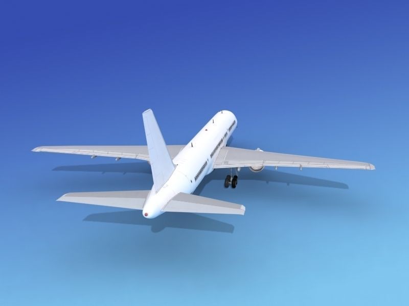 Boeing 757-200 Unmarked 4 3D model_5