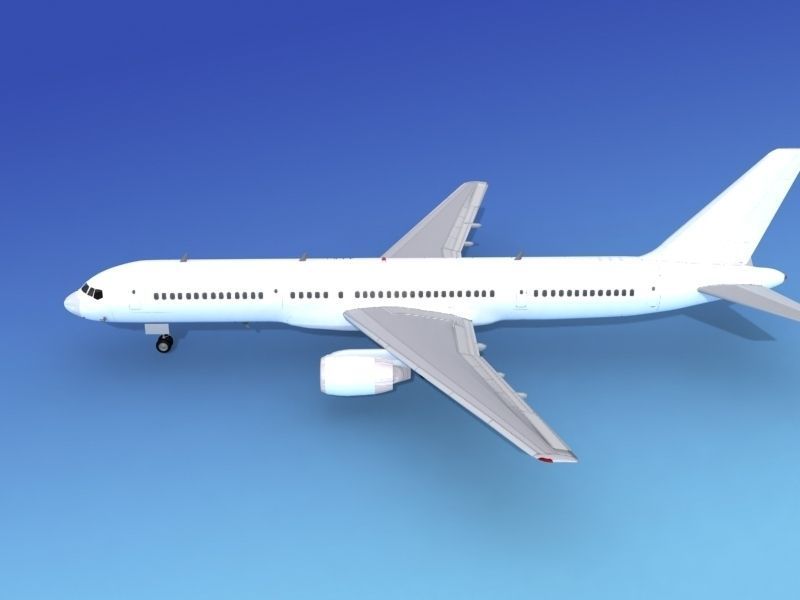 Boeing 757-200 Unmarked 4 3D model_8