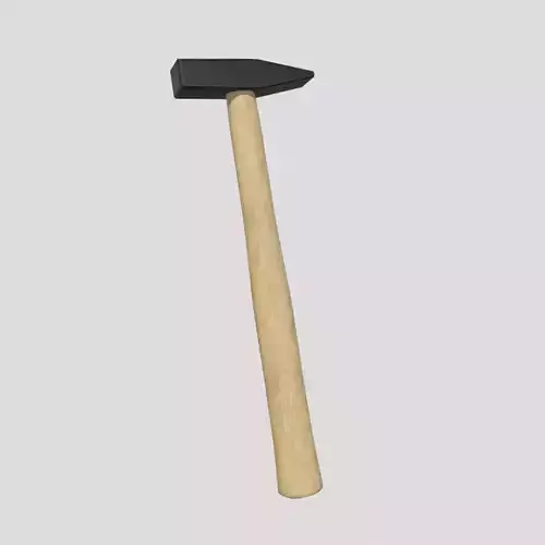 CC0 - Hammer axe with wooden handle