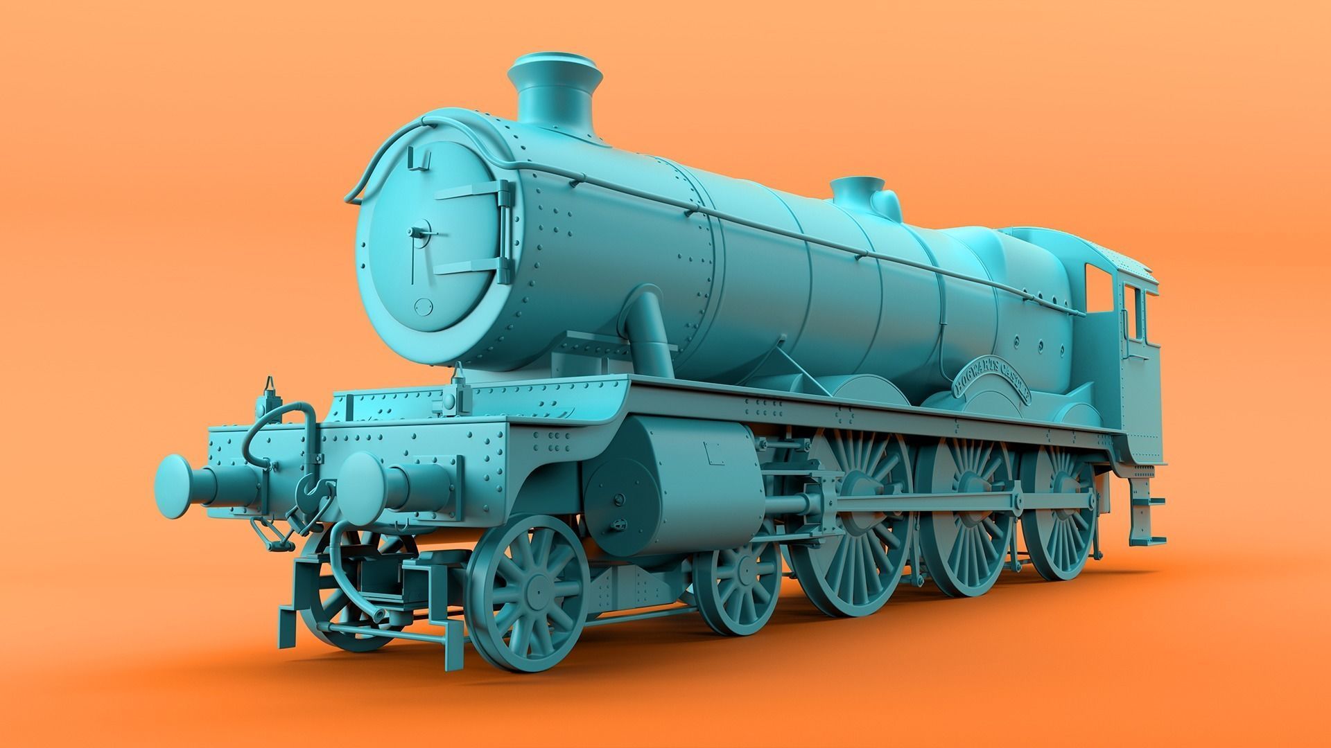 Hogwarts Express 3D Model 3D model_2