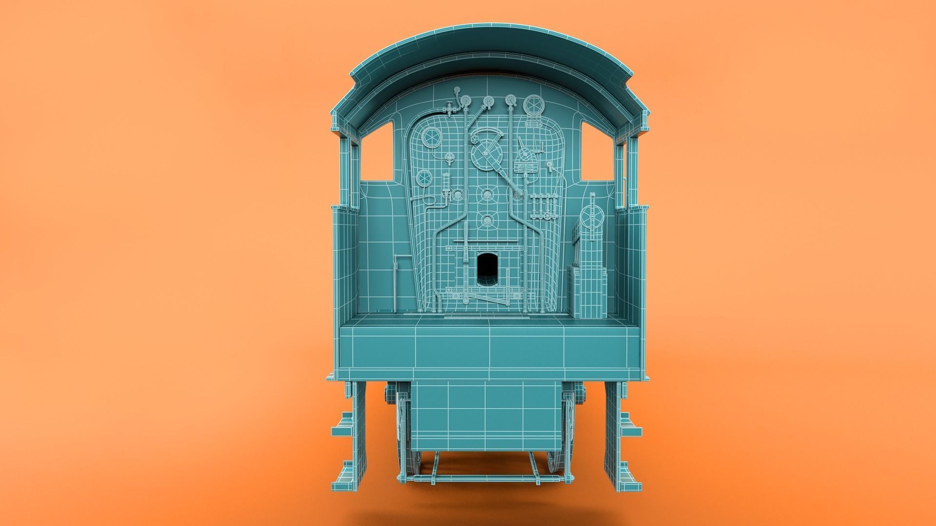 Hogwarts Express 3D Model 3D model_5