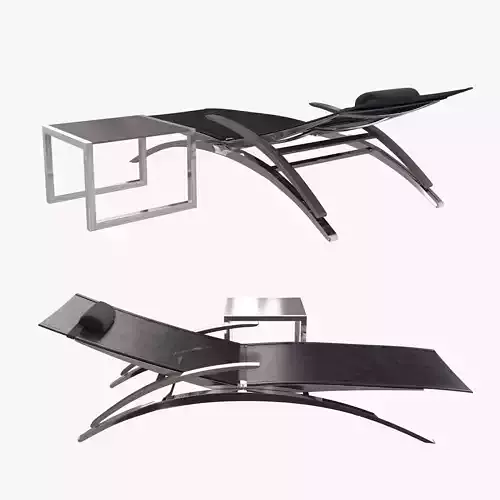 Royal botania o-zon lounger and ninix side table