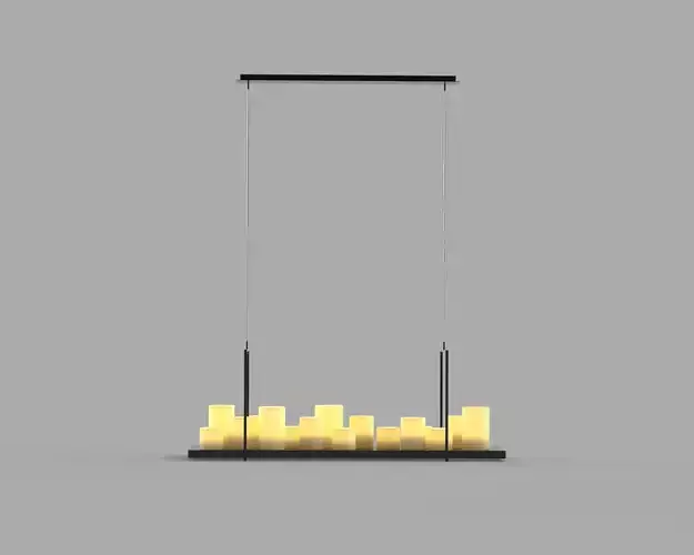 Candle Hanging lamp 3D model