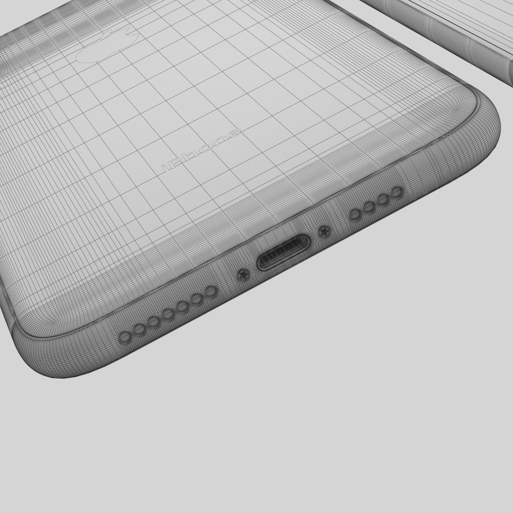 Apple iPhone XS MAX Gold 3D model_15