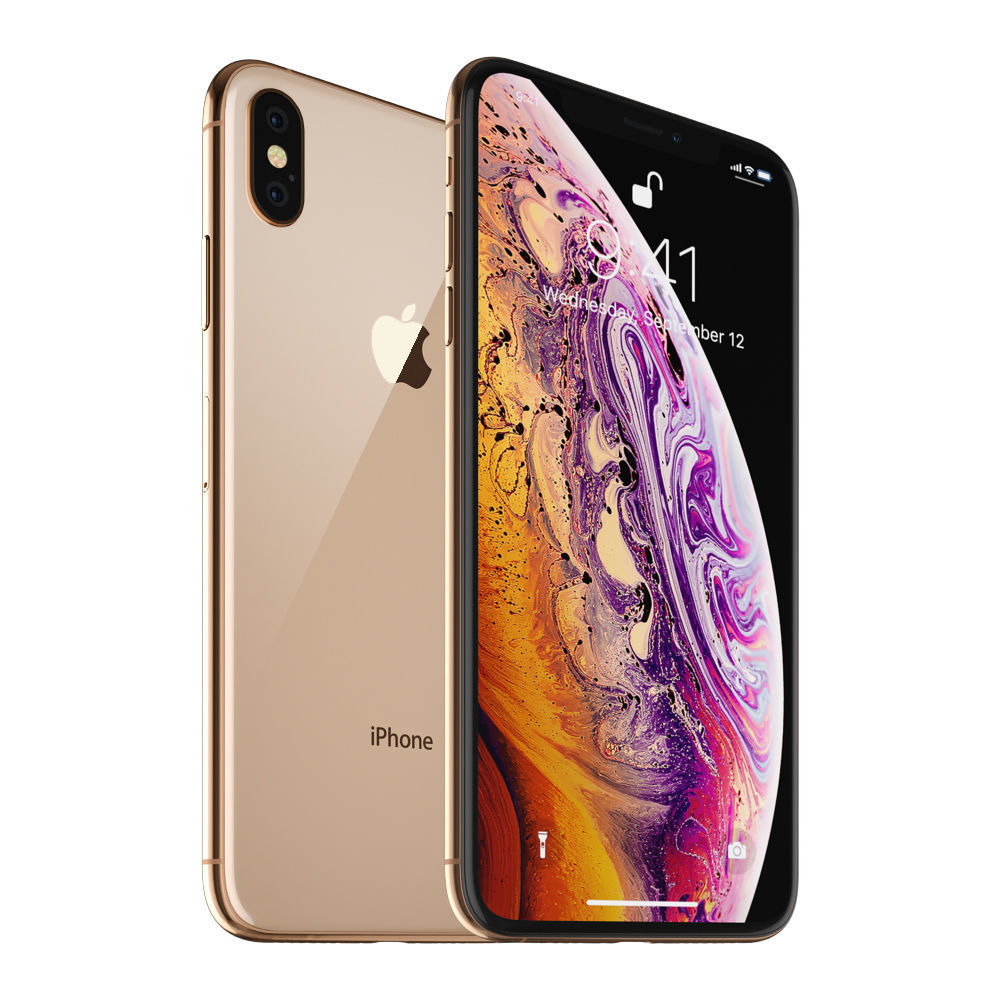 Apple iPhone XS MAX Gold 3D model_3