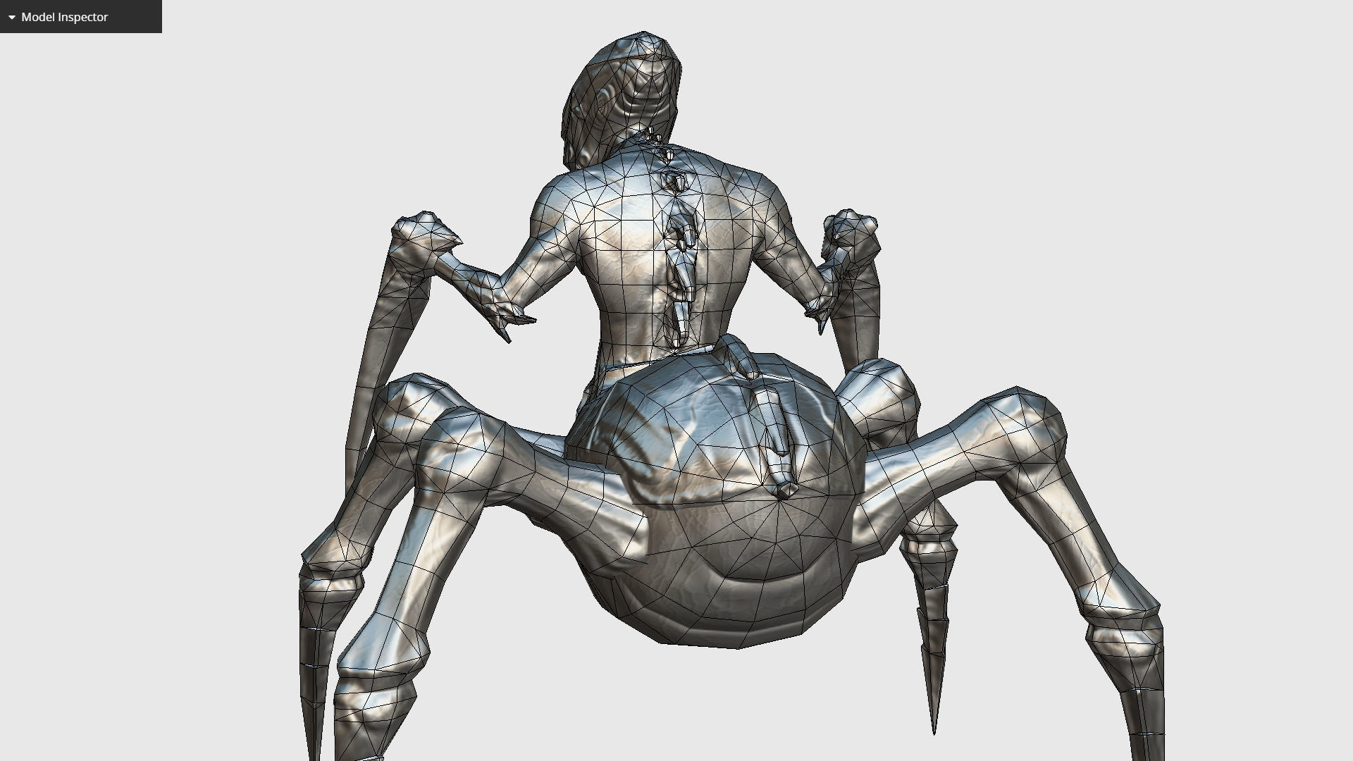 Arthropod Alien Hornbeam Bug Game Character Low-poly 3D model_24