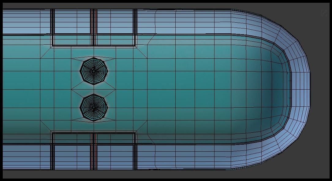 Sci-fi subway car II PBR 3D model_14