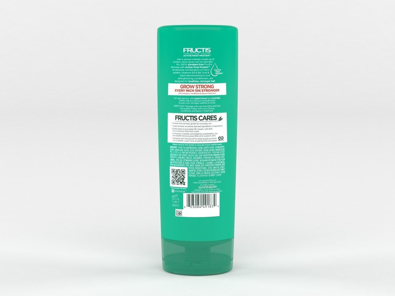  Garnier Hair Care Fructis Grow Strong Shampoo 3D model_3