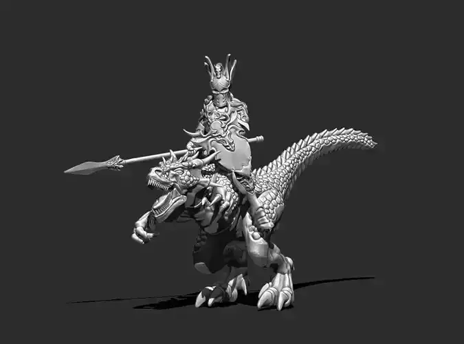 Knight Rider 3D print model - Tarasque Knight 35mm scale 3D print model