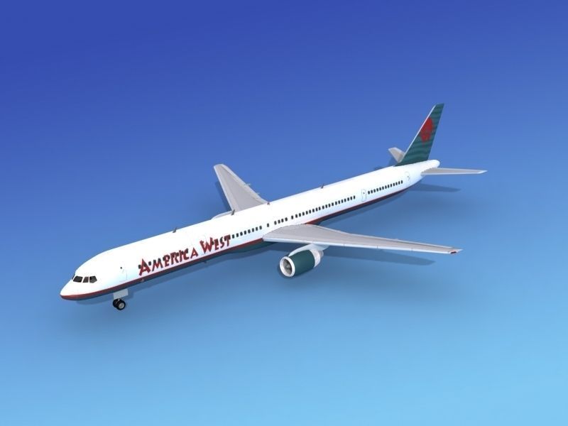 Boeing 757-300 America West 1 3D model_10