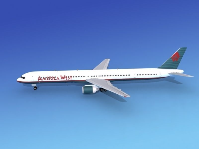 Boeing 757-300 America West 1 3D model_9