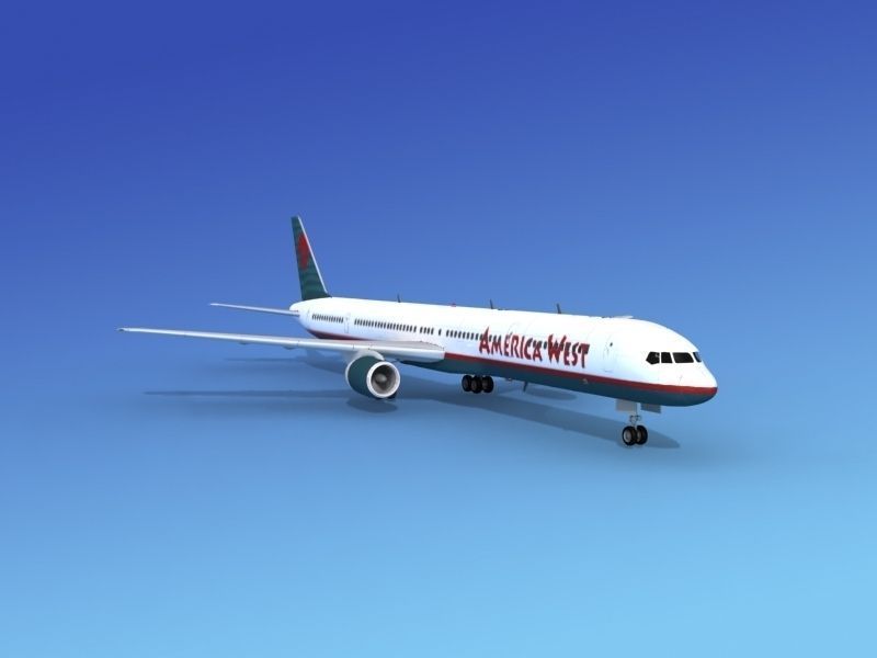 Boeing 757-300 America West 1 3D model_3