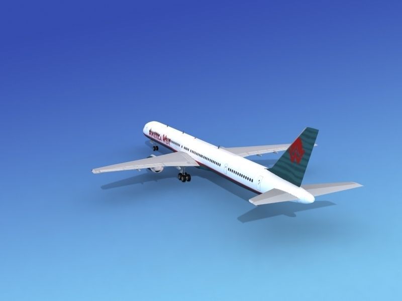 Boeing 757-300 America West 1 3D model_8