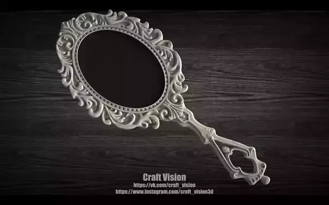 Mirror ornate 3D print model