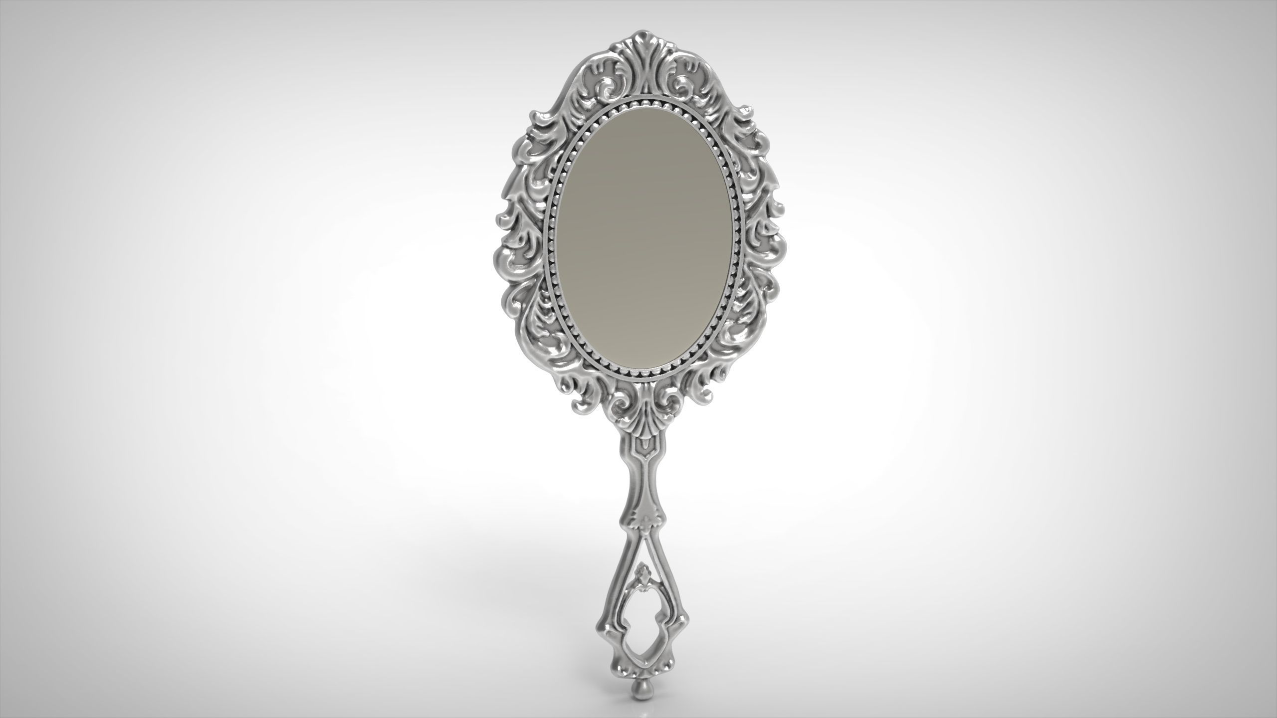 Mirror ornate 3D print model_5