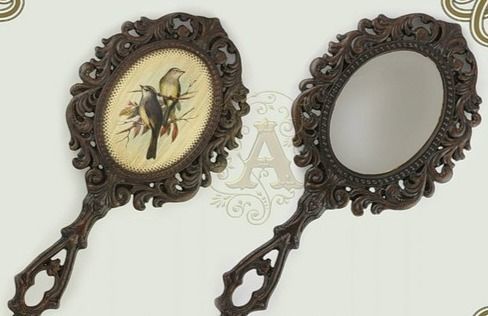 Mirror ornate 3D print model_8