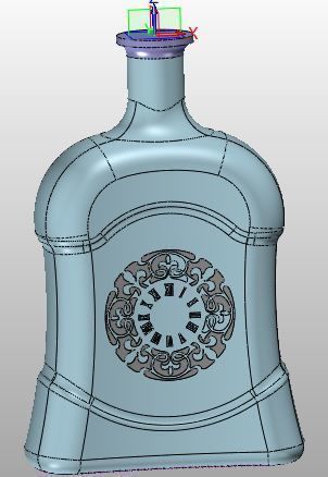 Clock 75cl 3D model_4