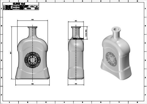 Clock 75cl 3D model_6