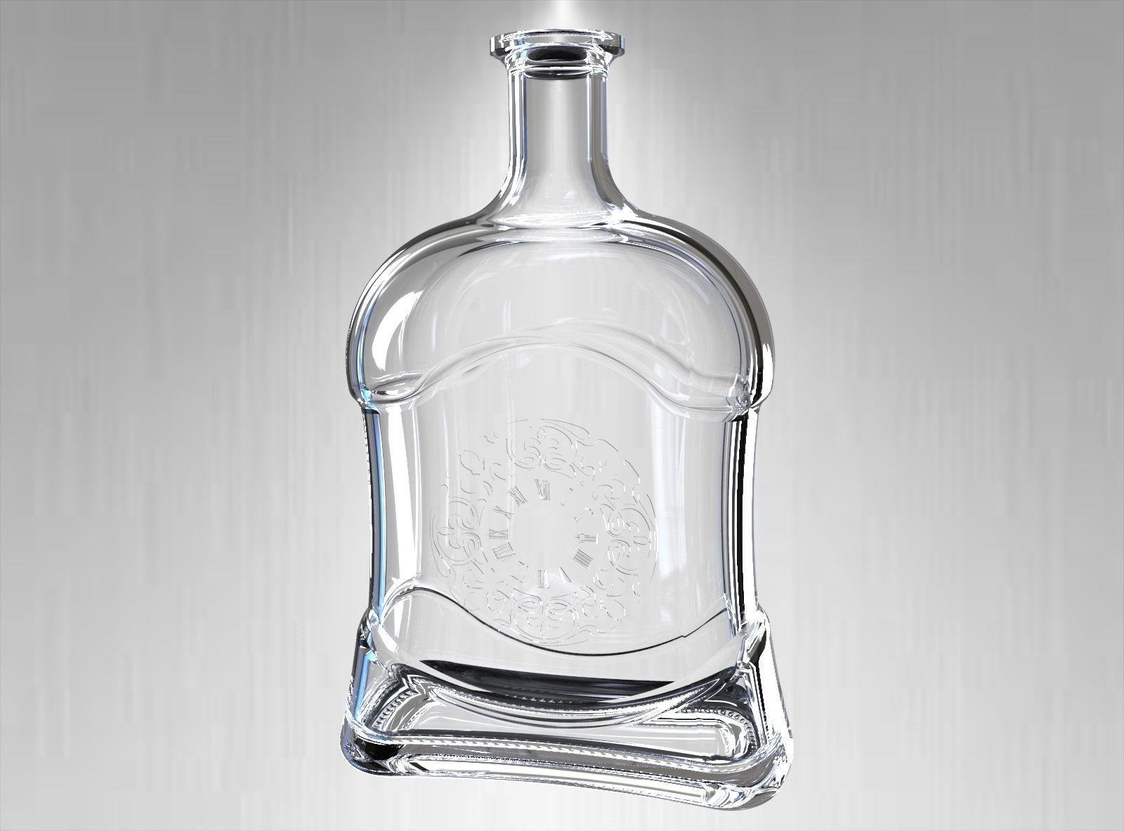 Clock 75cl 3D model_3